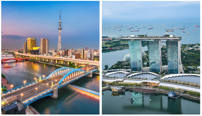 Tokyo to Singapore