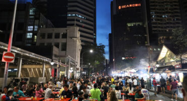 Singapore Street Food at Night