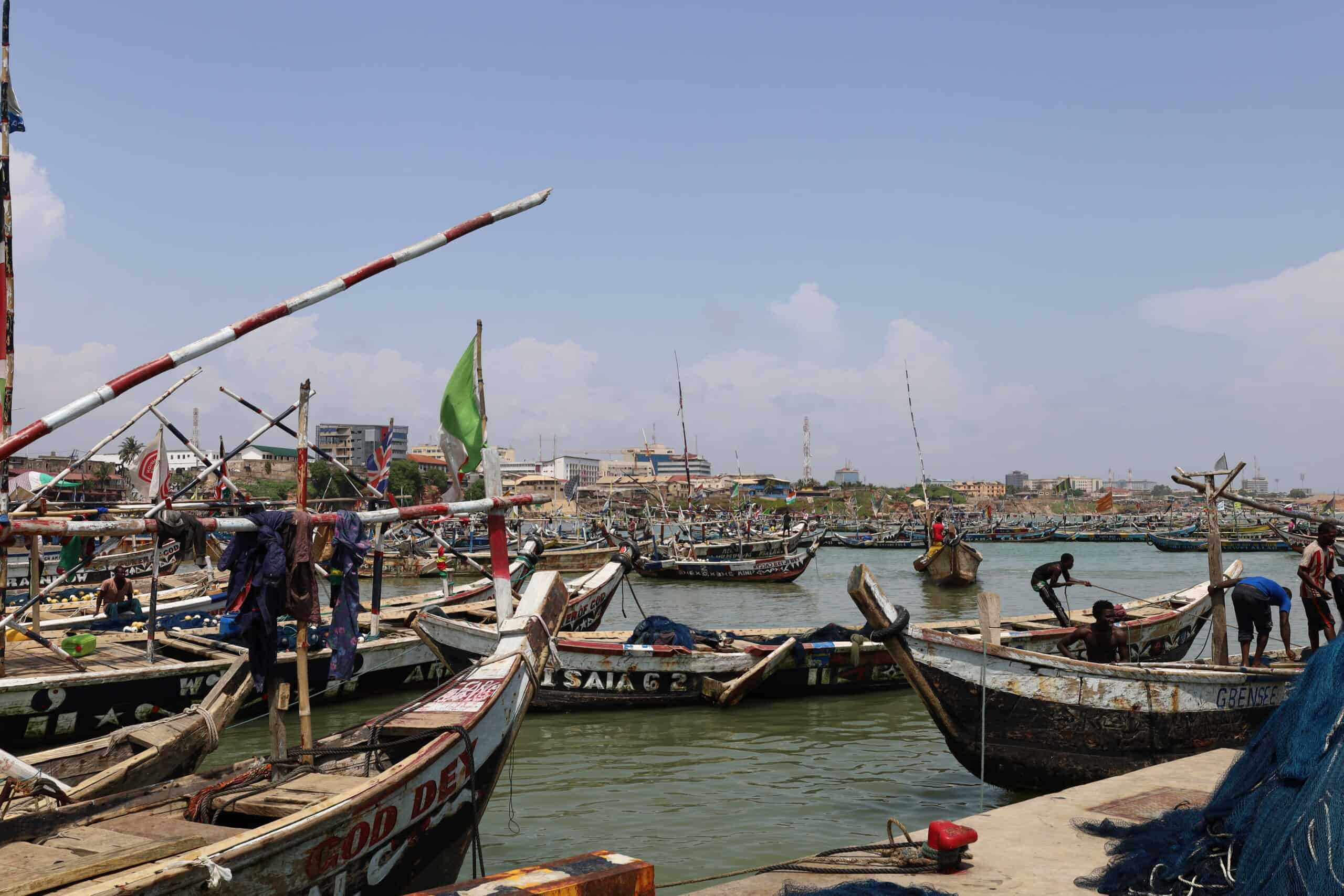 Bustling Harbor Docks