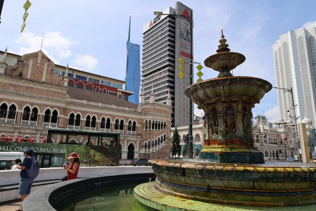 Malaysian Flag Close View KL