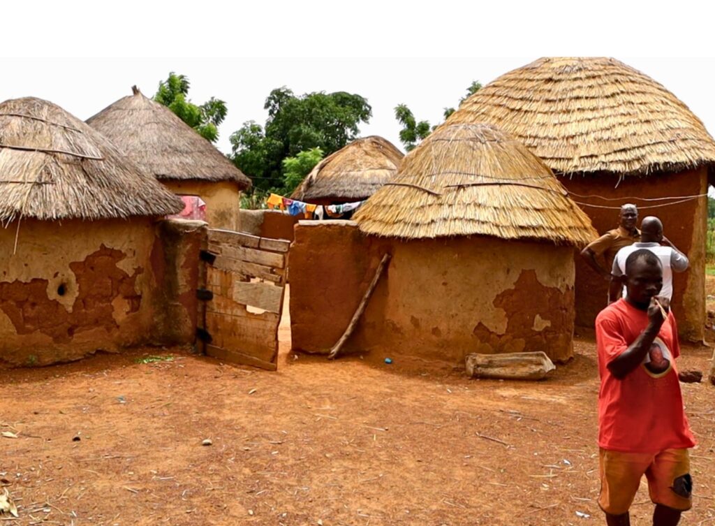 Mud huts 