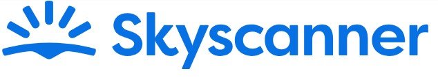 Skyscanner logo for flight comparisons