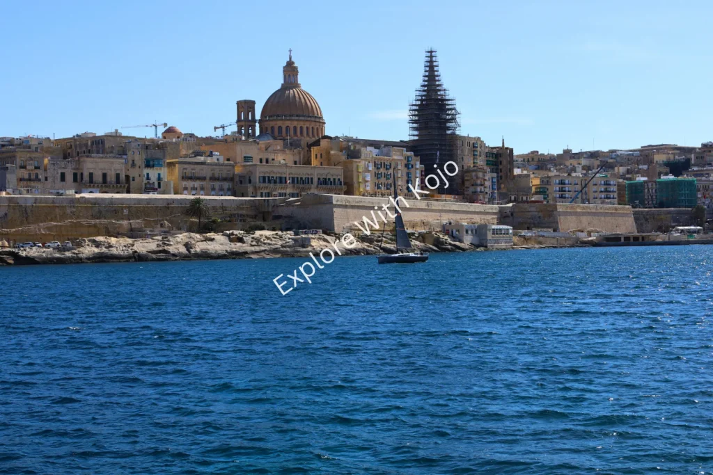 Cityscape of Valletta by the Mediterranean&nbsp;Sea,&nbsp;Malta.