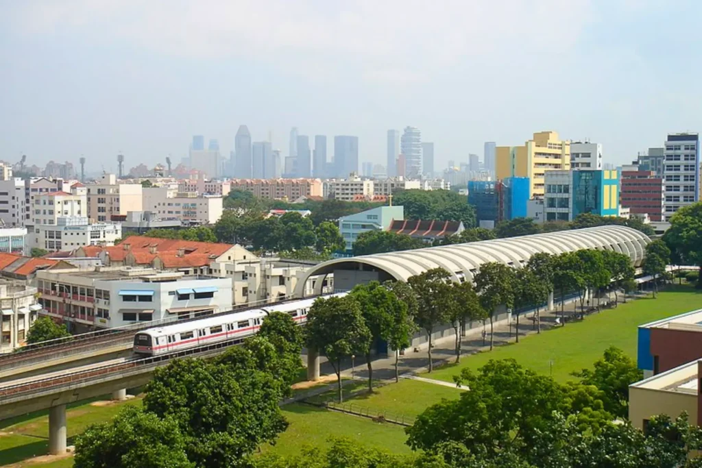 Aljunied neighborhood in Singapore with city skyline views