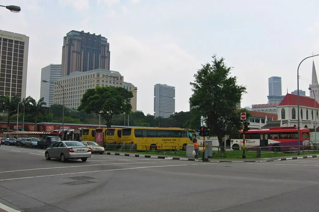 Kampong Glam Arab Street with cultural landmarks in Singapore