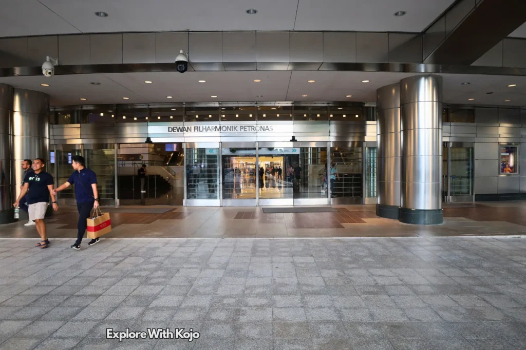 Entrance to Suria KLCC Mall in Kuala Lumpur.