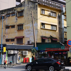 Old shophouses along Jalan Alor in Kuala Lumpur