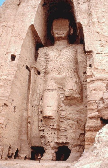 The Bamiyan Valley in Afghanistan where the ancient Bamiyan Buddhas once stood.