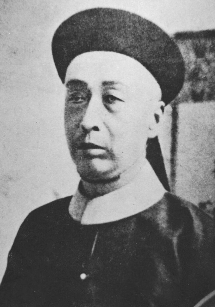 Portrait of Cheong Fatt Tze, the influential Chinese businessman and founder of the Blue Mansion in George Town, Penang.