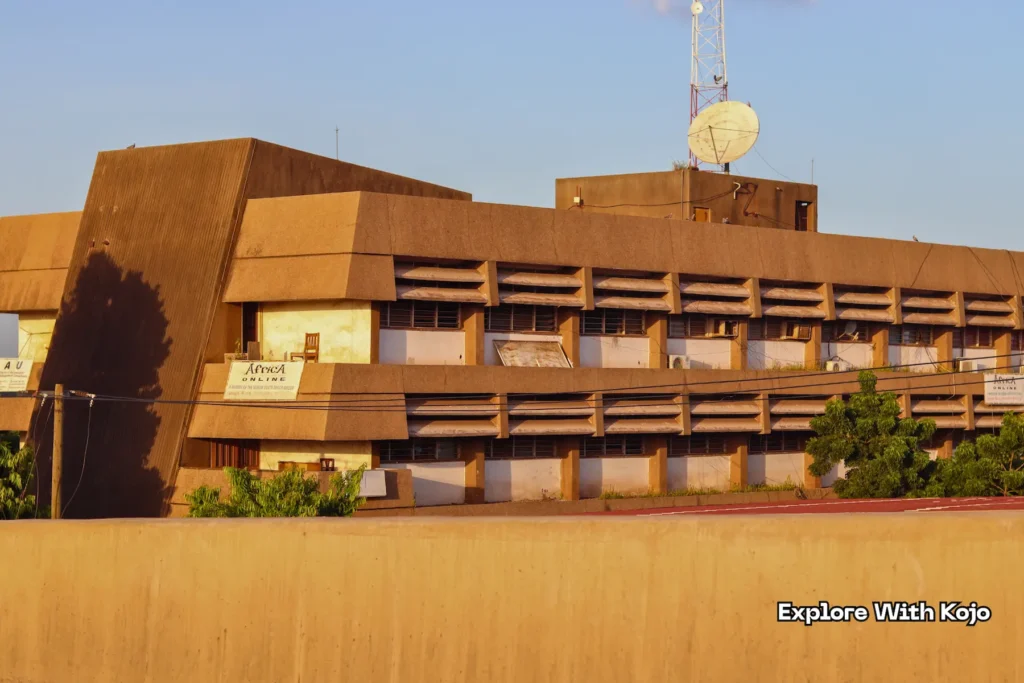 Historic state office complex built under Kwame Nkrumah in Tamale Ghana