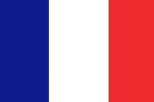This is a picture of the French national flag, representing one of the most visited countries in the world.