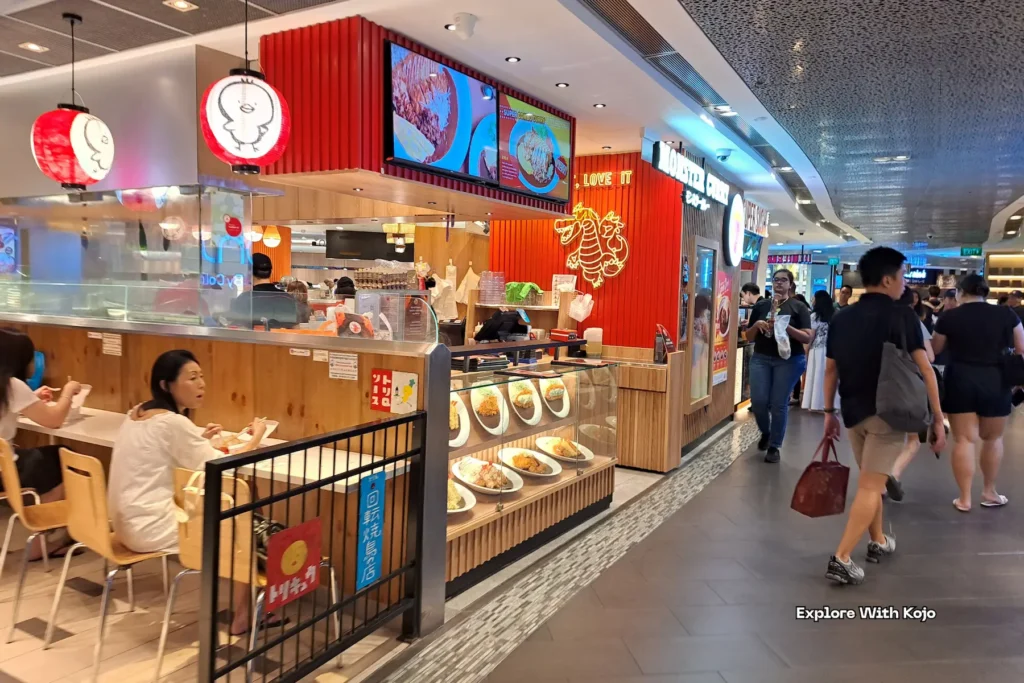 Casual dining restaurant at ION Orchard mall Singapore