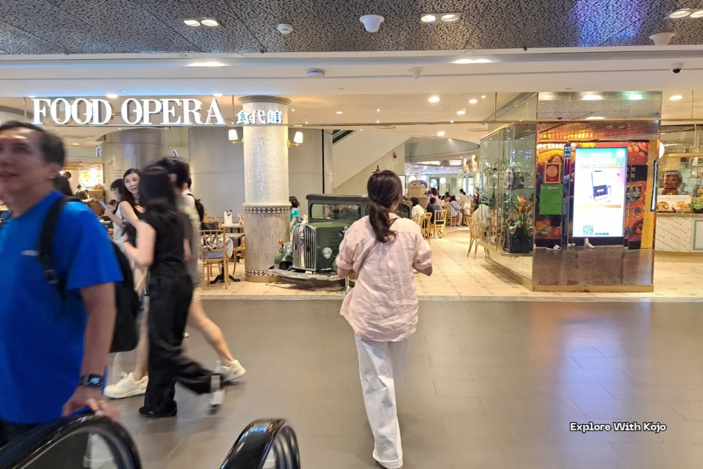 Entrance to Food Opera food court at ION Orchard Singapore