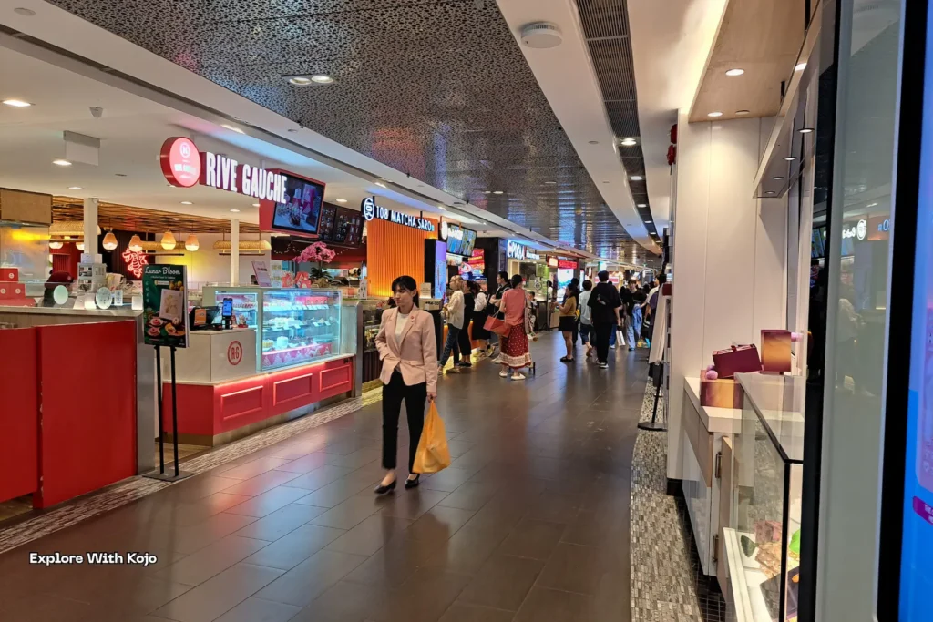 Food stalls inside ION Orchard shopping mall Singapore