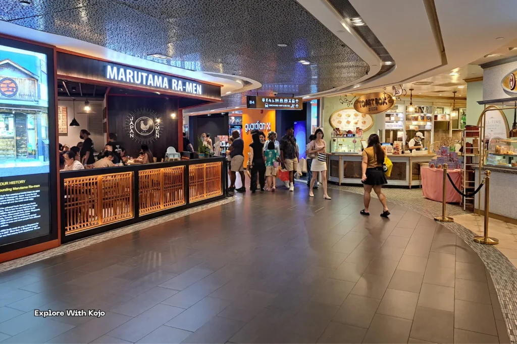 Marutama Ramen restaurant at ION Orchard Singapore