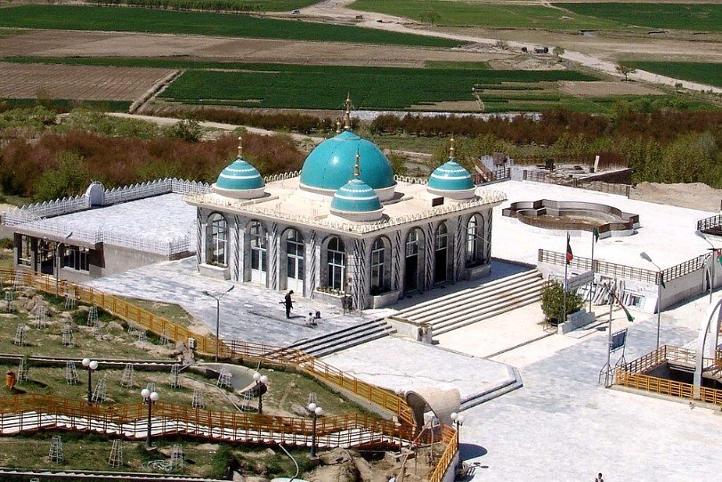 Kandahar City skyline showing historic landmarks in southern Afghanistan.