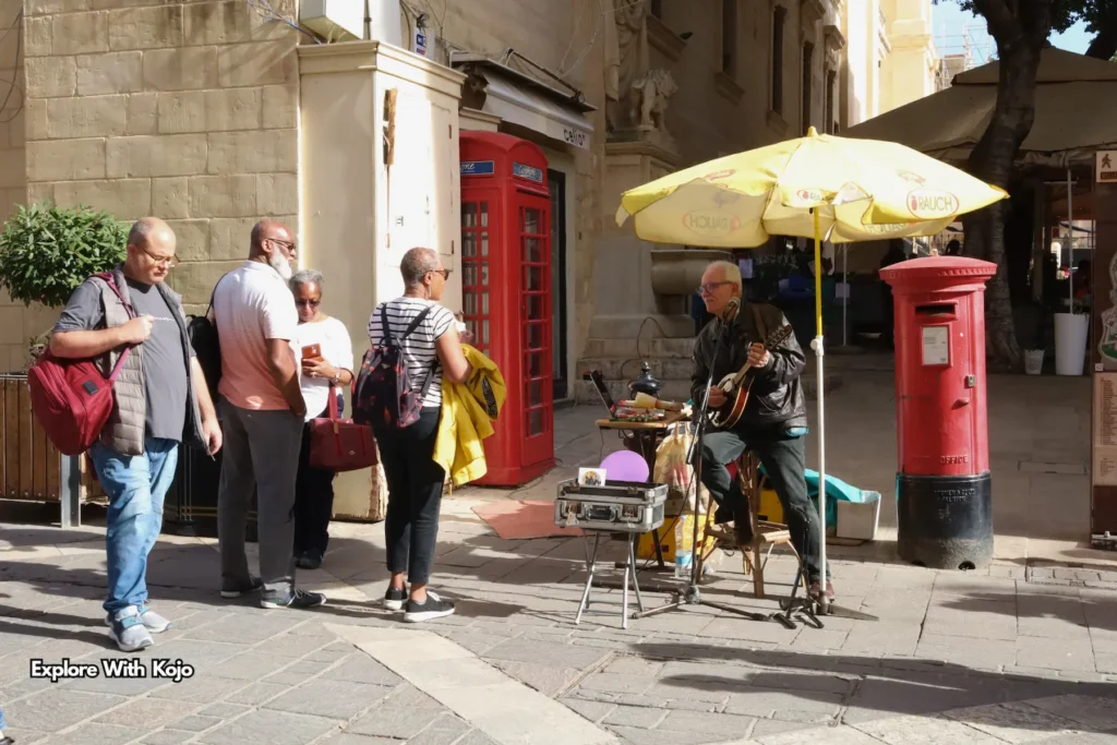 Everyday life on a Valletta side street