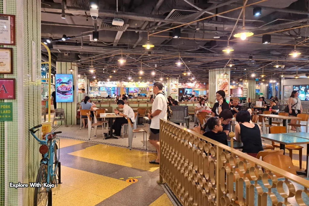 Food Republic dining hall inside Wisma Atria Singapore