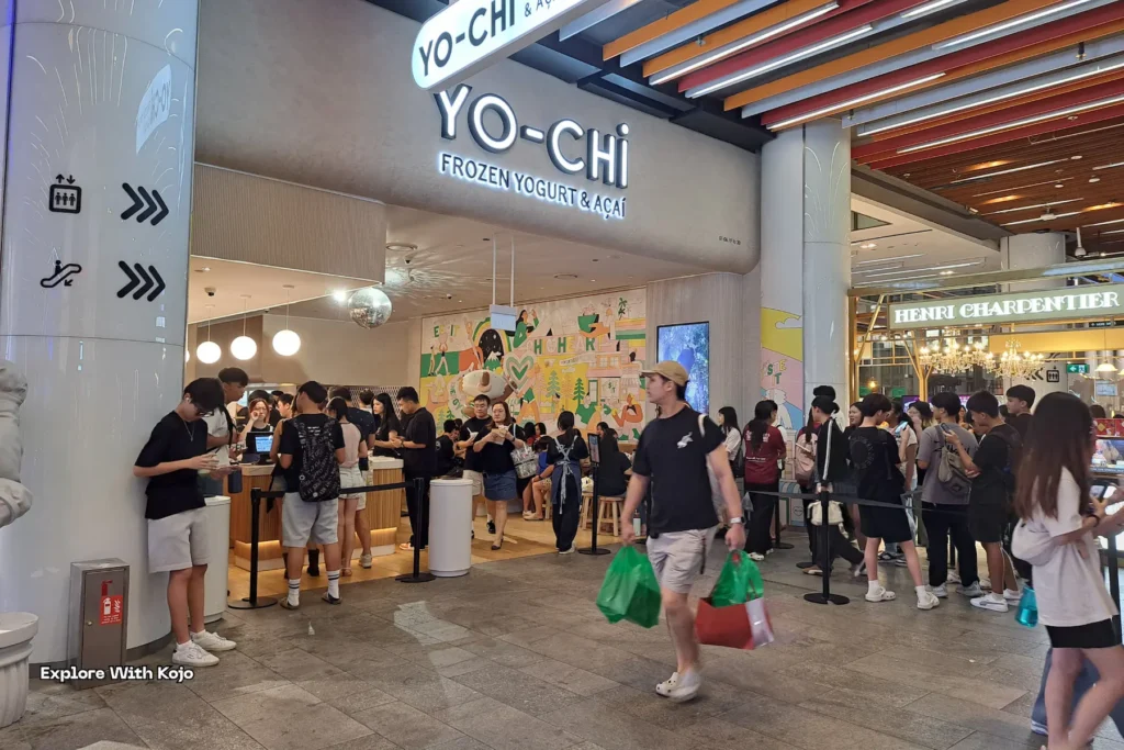 Yo-Chi dessert outlet inside 313 Somerset.