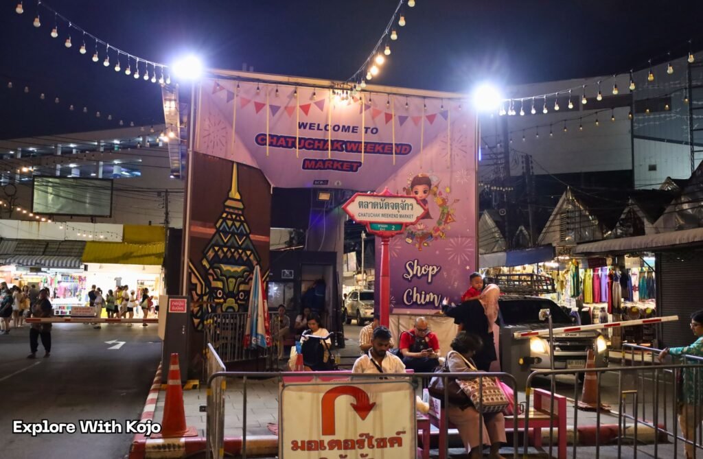 An entrance to Chatuchak Weekend Market