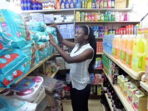 A supermarket in Nigeria